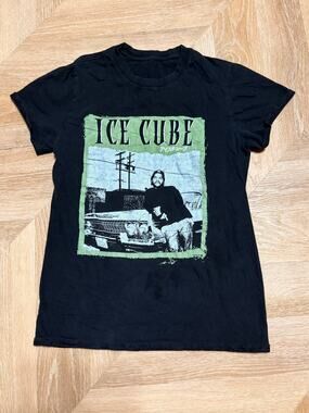 Ice Cube Lowrider Black Graphic Rap Tee Small 100% Cotton